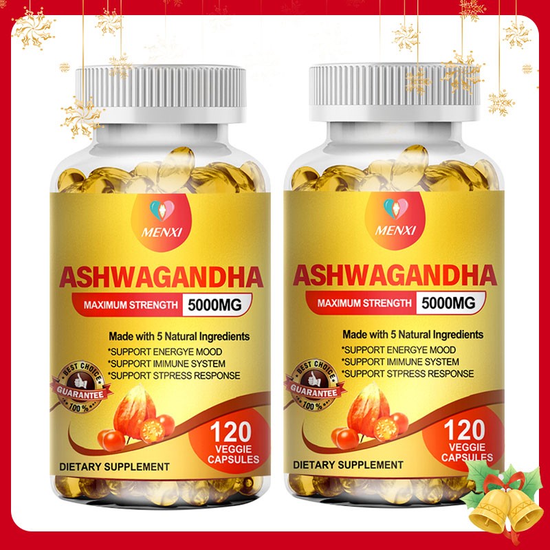 Ashwagandha Root Extract 5000mg – Stress Relief, Relaxation & Adaptogen Support