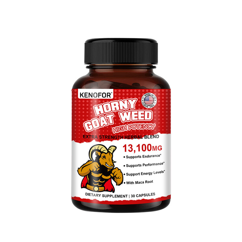Horny Goat Weed Extract 13100mg Maca root , Saw Palmetto Ginseng, Stamina