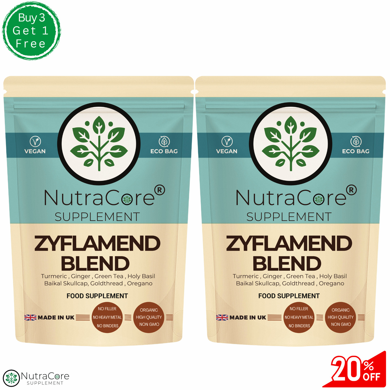 Zyflamend Mix Extract Capsules 6500mg-Supporting Natural & Healthy Joints