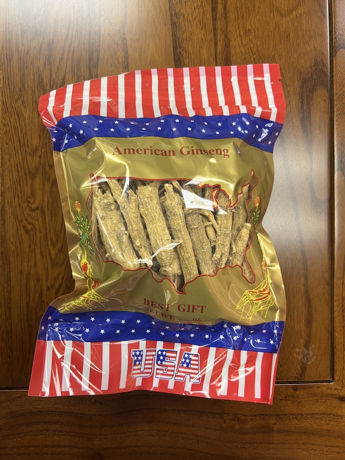 100% Pure Wisconsin American Ginseng Dry Root (half pound) Good For Health, Gift