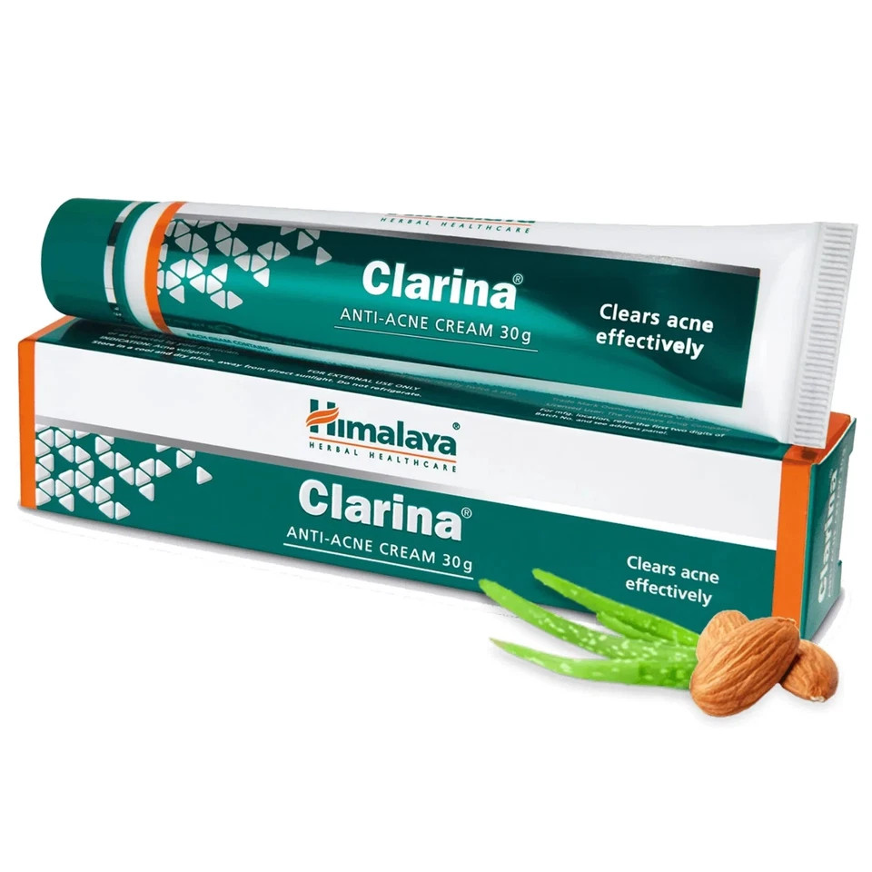Himalaya Clarina Anti Acne Herbal Cream With Free Shipping – 30 Gm