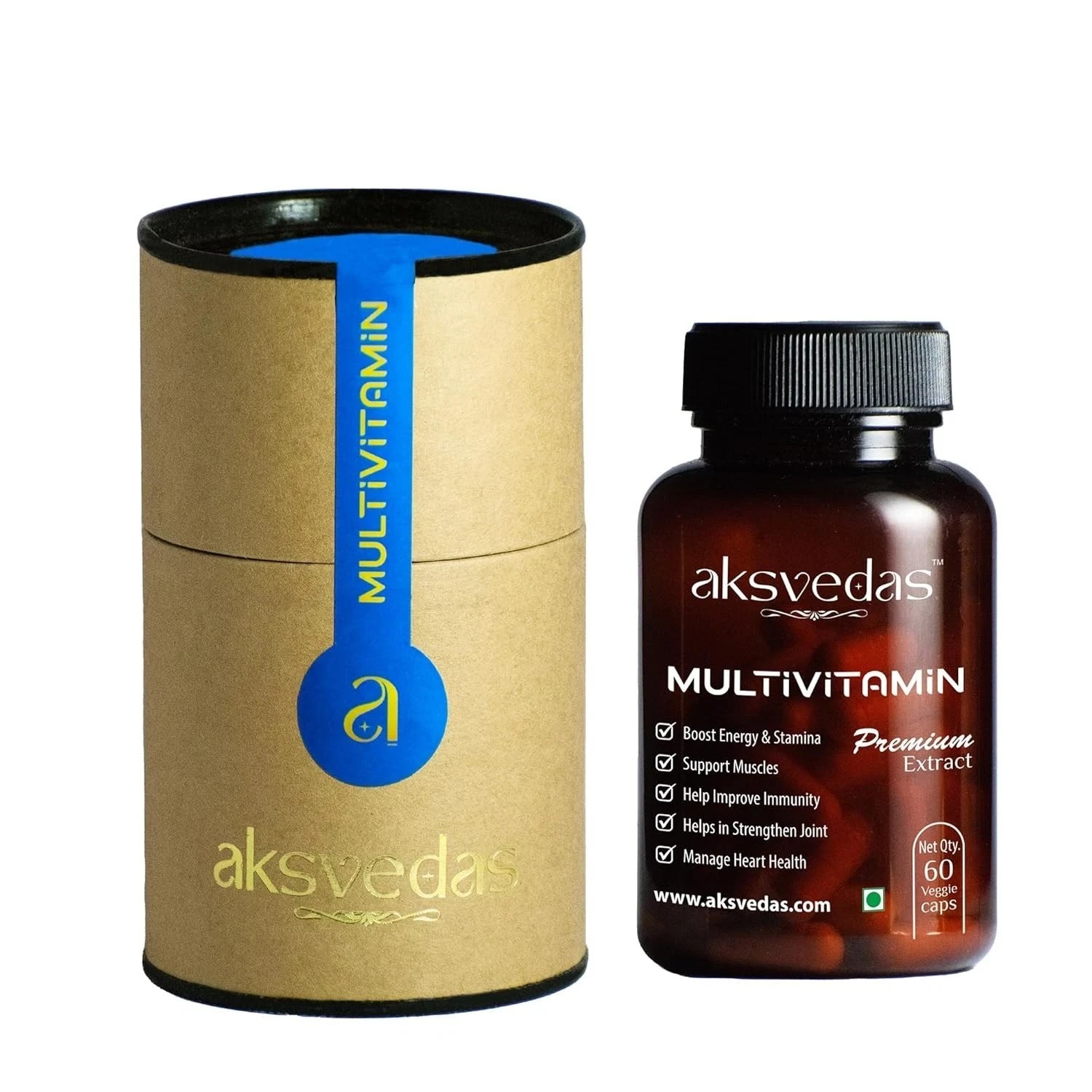 Aksvedas Multivitamin Capsules, 60 Capsules g206