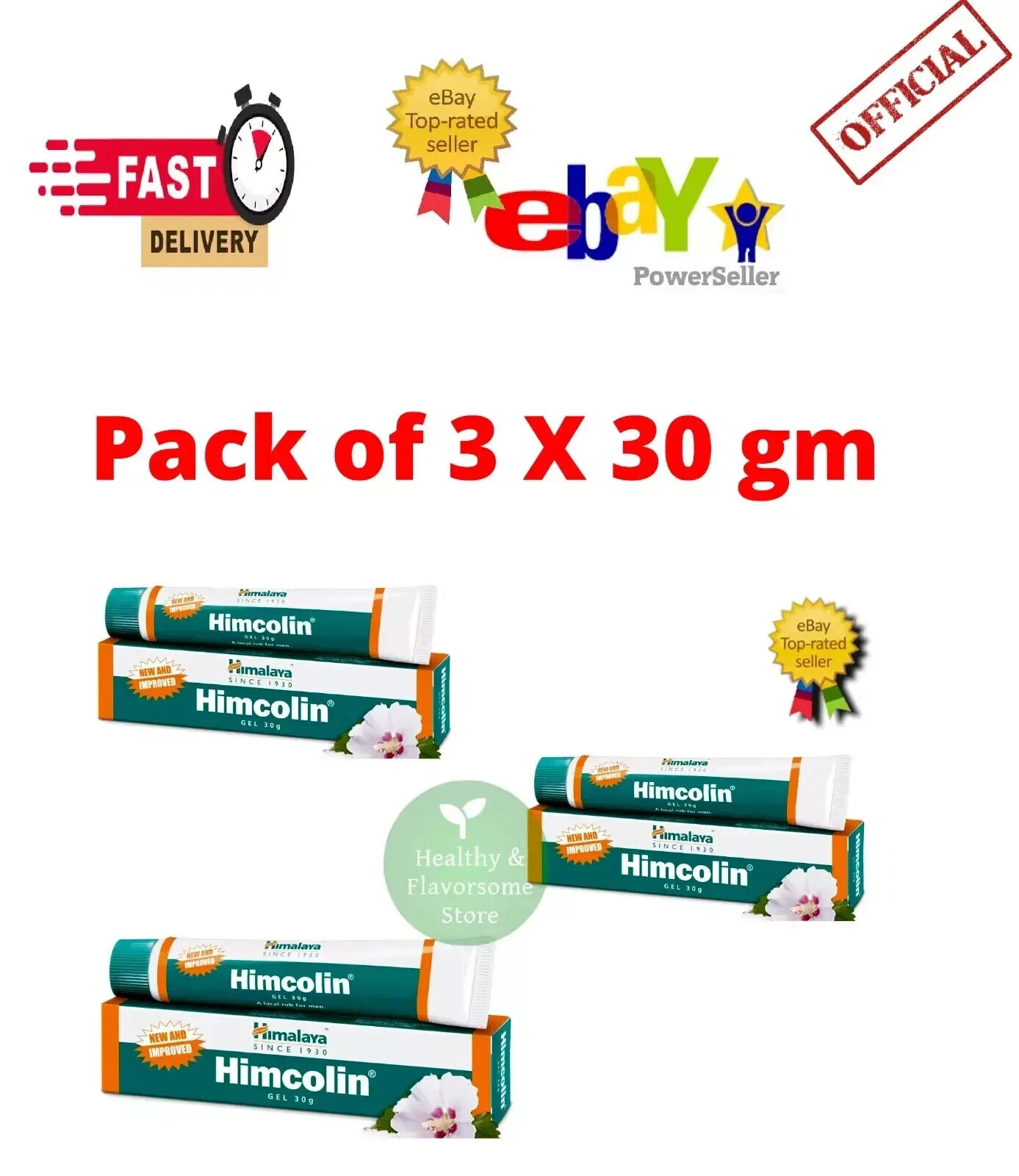 Himalaya Himcolin Gel – Pack of 3 (30g Each) | Natural Men’s Health Support |