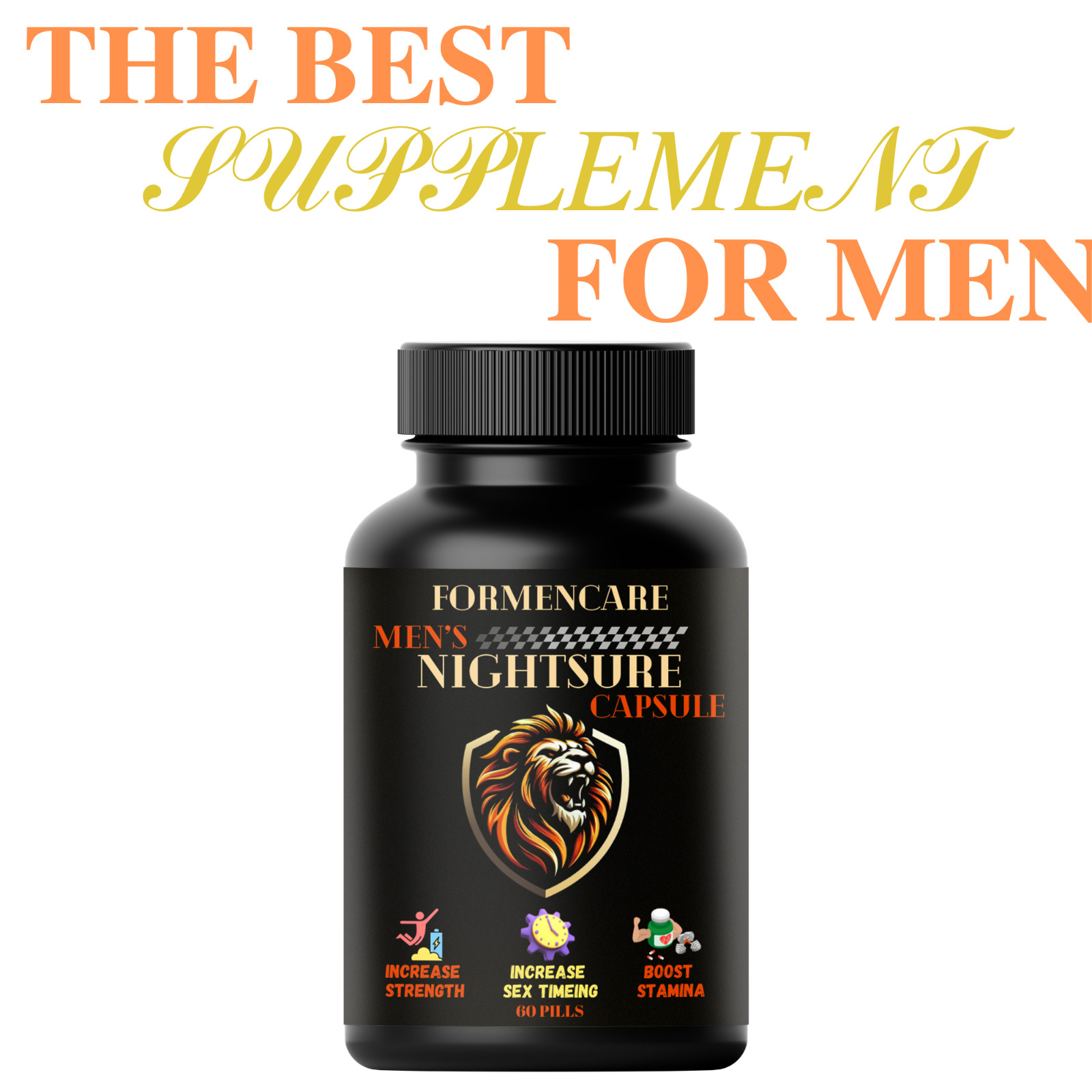 Penis-enlarger New XXXL Gain 12+ Inches Growth Capsules Faster Growth 60 Cap.