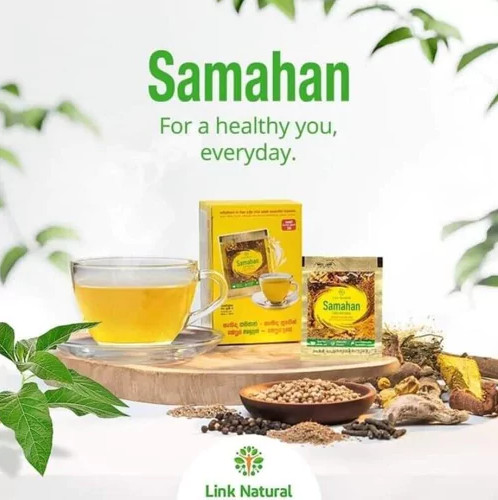 30 Sachets Box Link Samahan Ayurveda Herbal Drink Tea Bags with Box