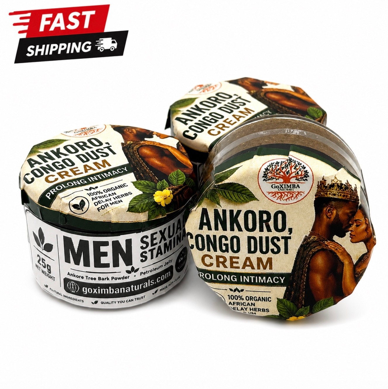 Congo Dust Cream (Ankoro) – Natural Intimacy Aid with Ankoro Powder & Jelly 25gr