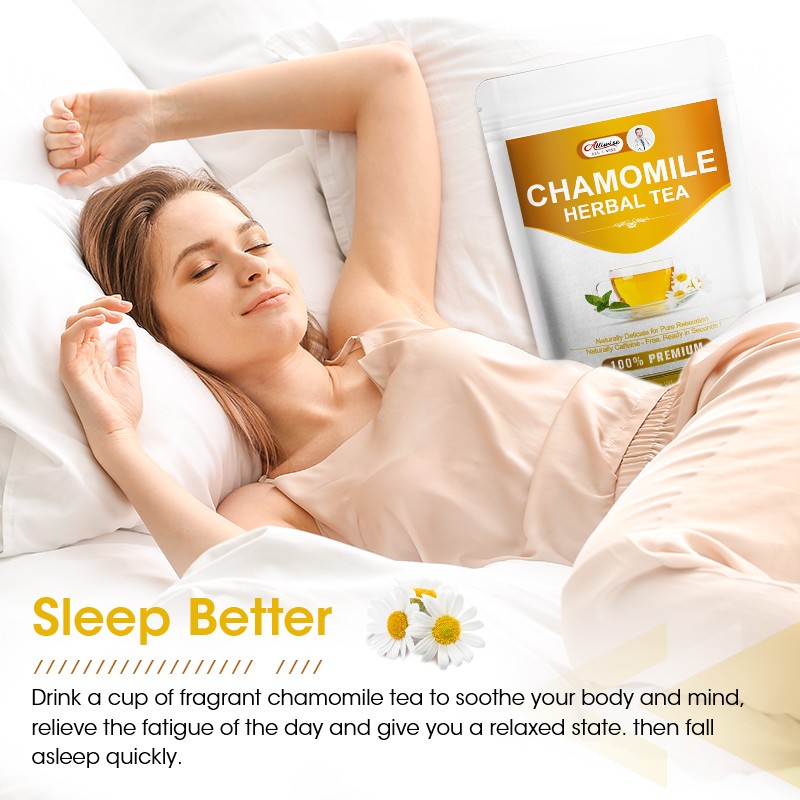 Chamomile Tea Bags 40ct – Organic Herbal Tea for Sleep, Relaxation & Calming