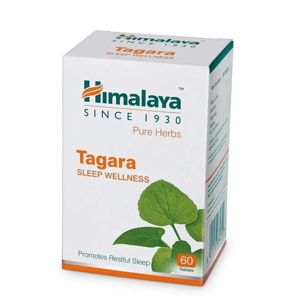 Himalaya Tagara 60 Tabs Calm Relaxation Herbal Supplement Pack of 3 Exp 05-2028
