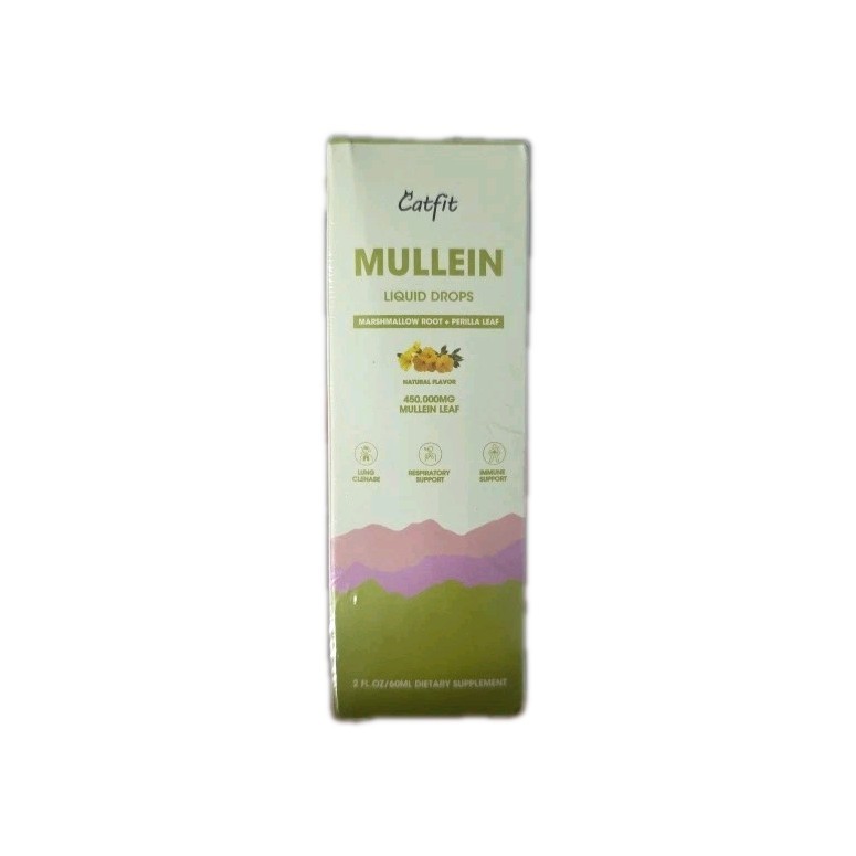 Catfit Mullein Drops Mullein Leaf Extract Liquid Supplement Drops Exp 3/2027