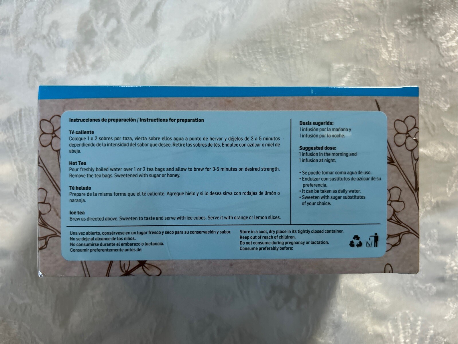 Te Palo Azul/Kidney Wood 25 per box, 50 Tea Bags Total { 2 Boxes} High Supreme