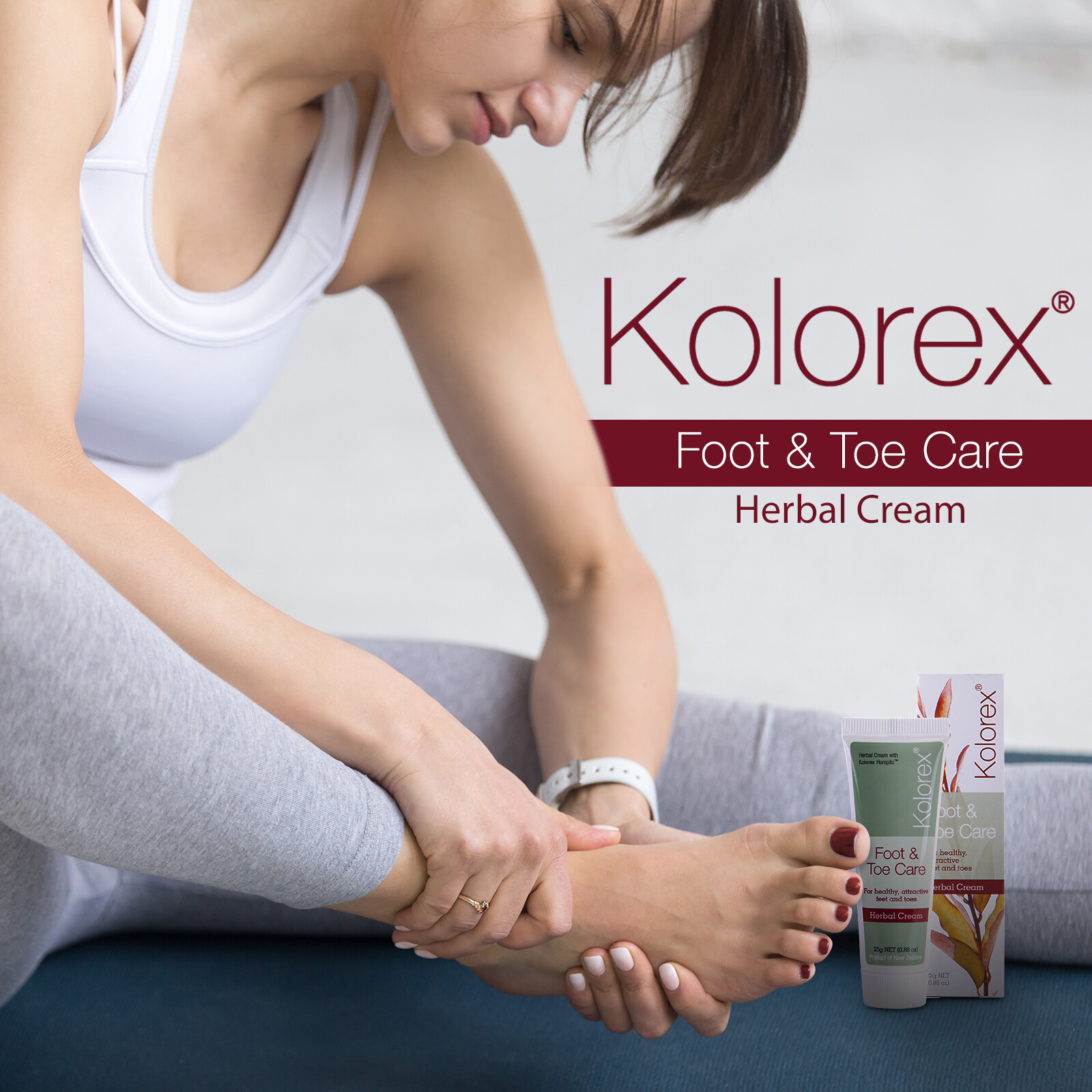 Kolorex Foot & Toe Cream 25g fast relief for athlete’s foot & fungal issues