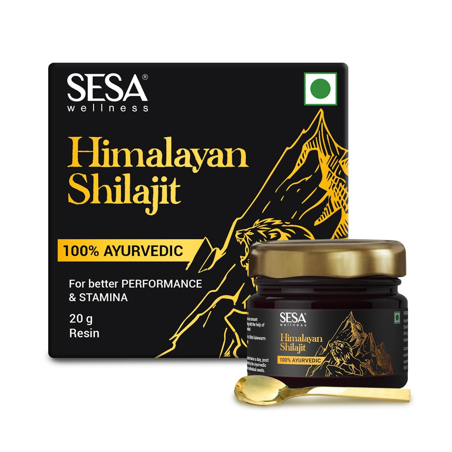 Sesa Himalayan Shilajit Resin 20g Endurance & Immunity – 70%+ Fulvic Acid