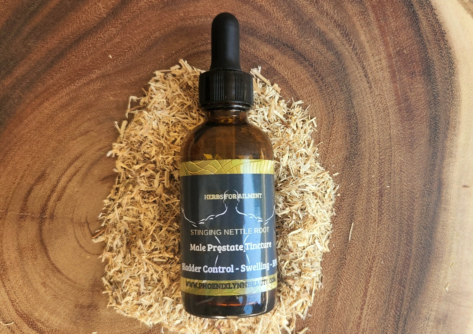 Male Prostate Health Liquid Tincture-DHT Blocker- Bladder Control-BPH 2 oz.