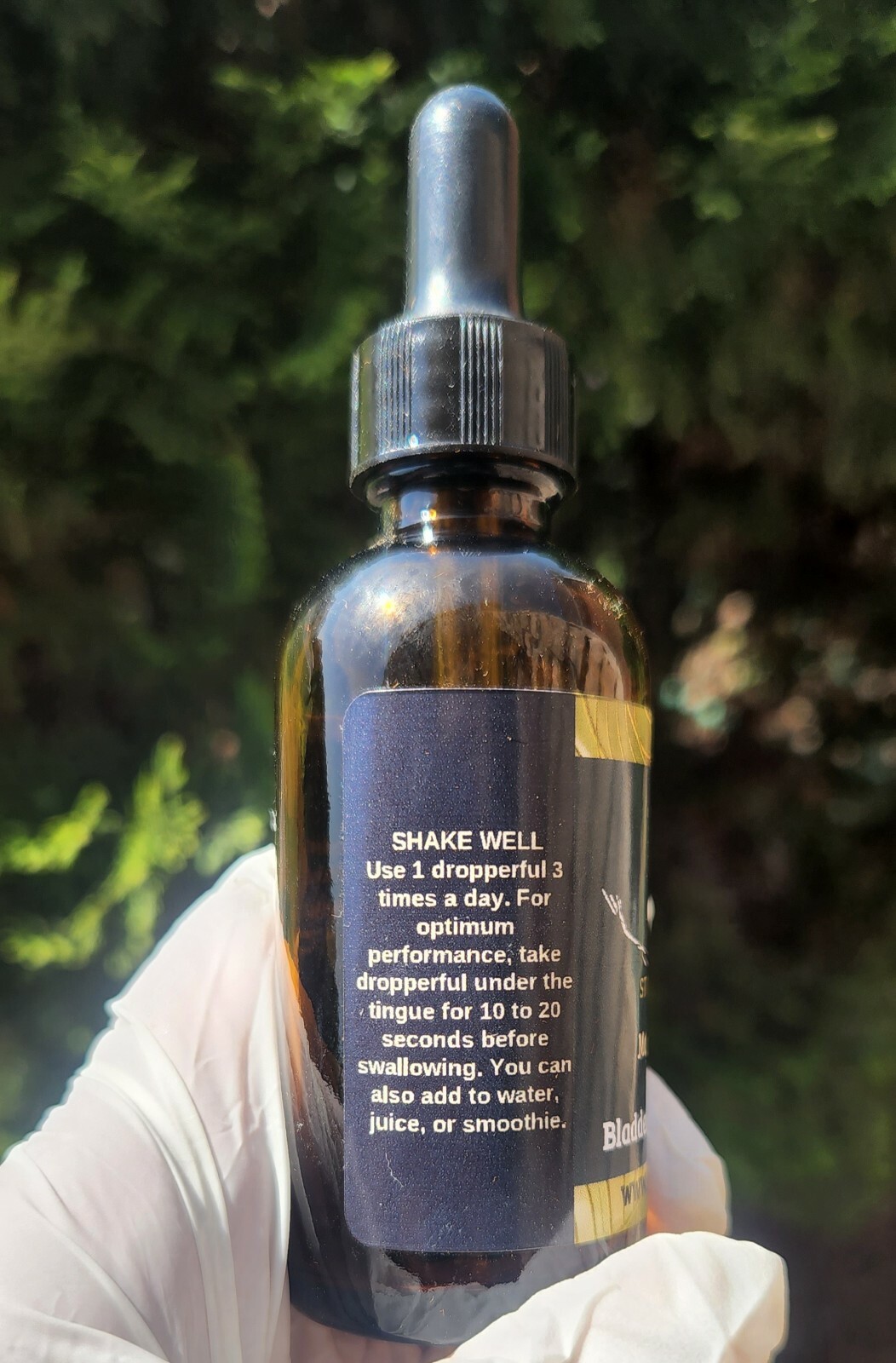 Male Prostate Health Liquid Tincture-DHT Blocker- Bladder Control-BPH 2 oz.