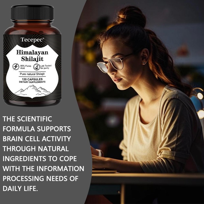Natural 85% Fulvic Acid 120 Capsules Dietary Supplement Non-GMO Gluten-Free