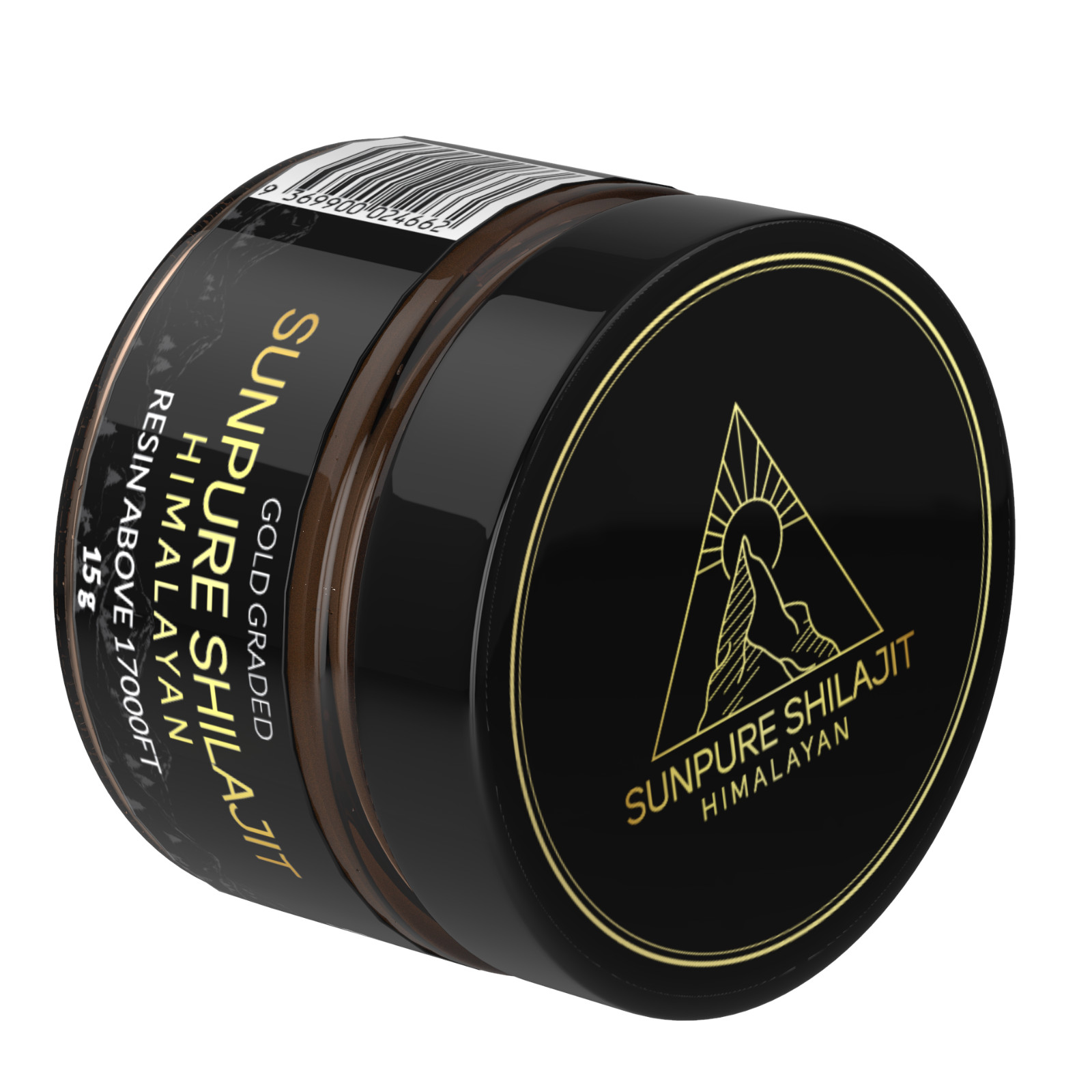 Organic & Sun-dried Purified Gold Graded Himalayan Shilajit Above 17000FT 15G