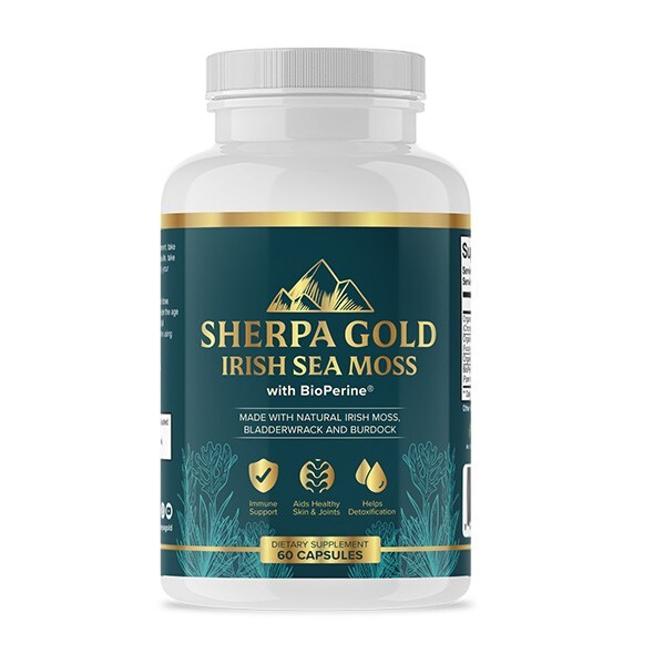 Organic Sea Moss Capsules – Irish Sea Moss Bladderwrack Burdock Root