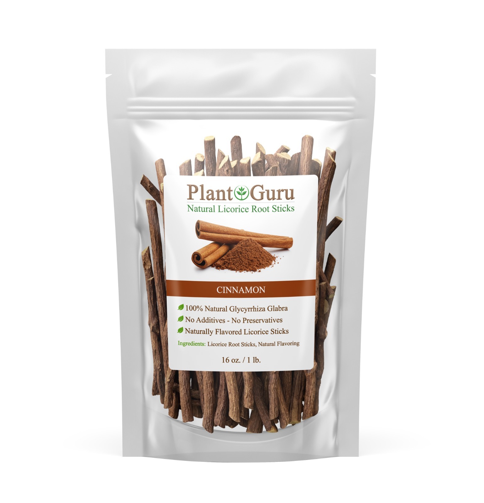 1 lb. Flavored Licorice Root Chew Sticks 100% Pure Natural Glycyrrhiza Glabra