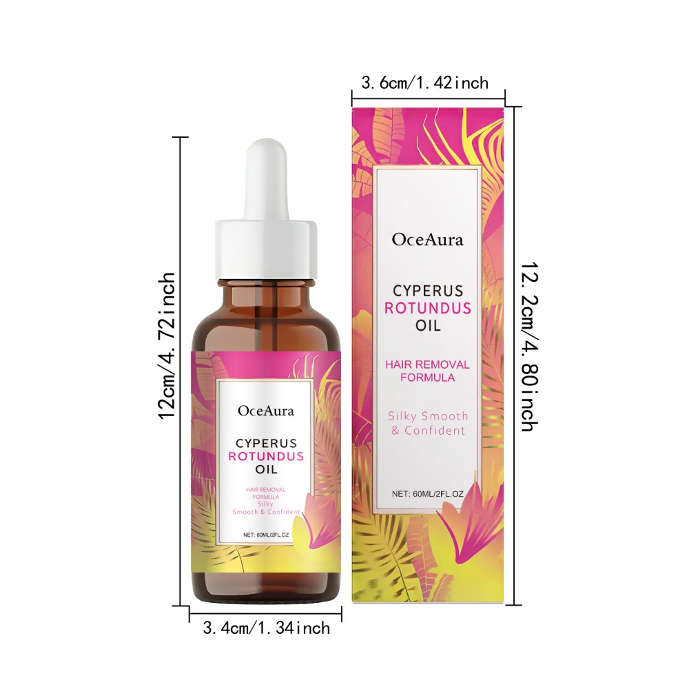 – Rotundus Oil Slows Unwanted Body Hair Growth Cyperus Post Waxing/Shaving Care