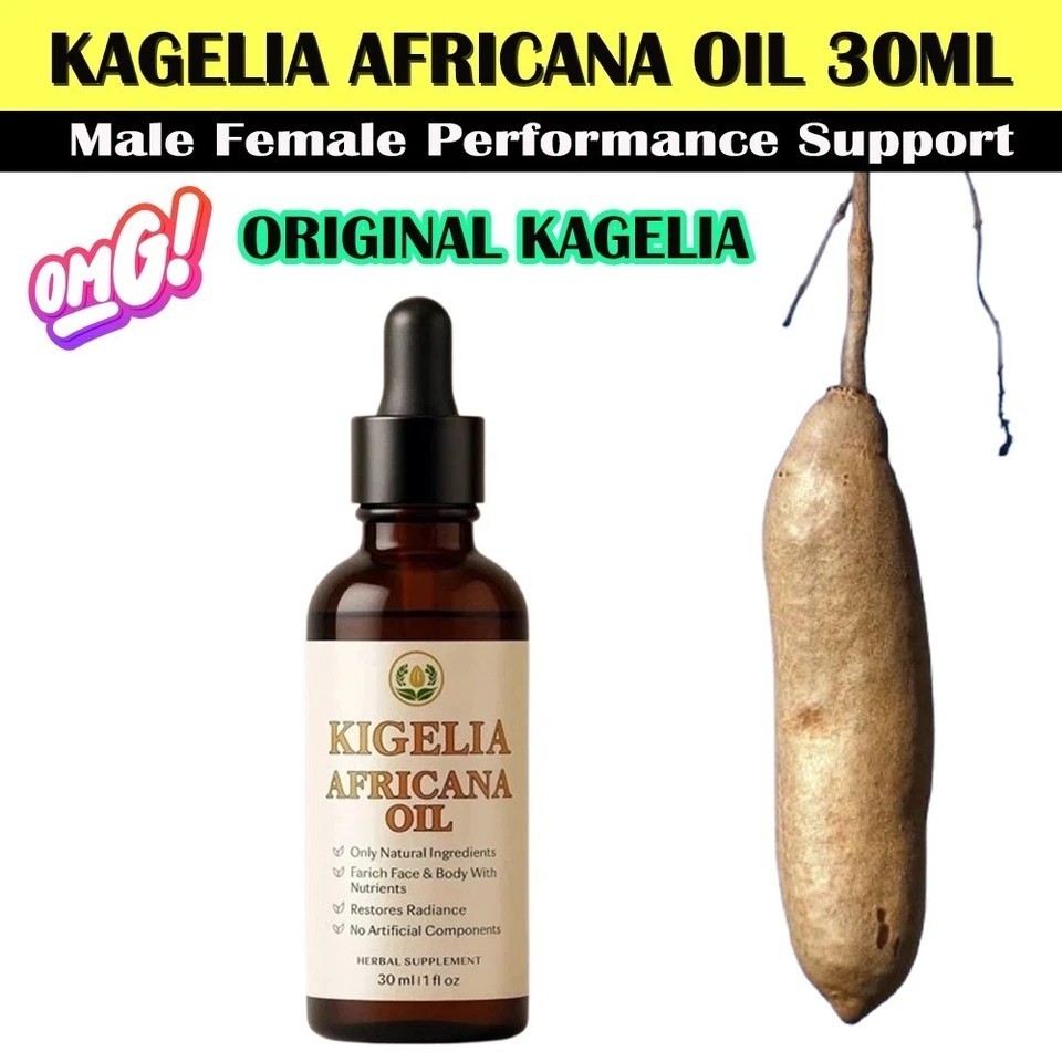 Kigelia Africana Oil Male Female Body Massage Natural Size Growth – 30ml NEW