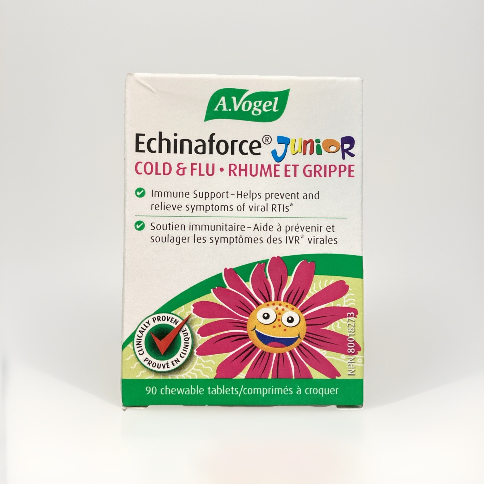 A.Vogel Echinaforce Junior 90 Tablets Chewable Tablets Kids Cold & Flu Medicine