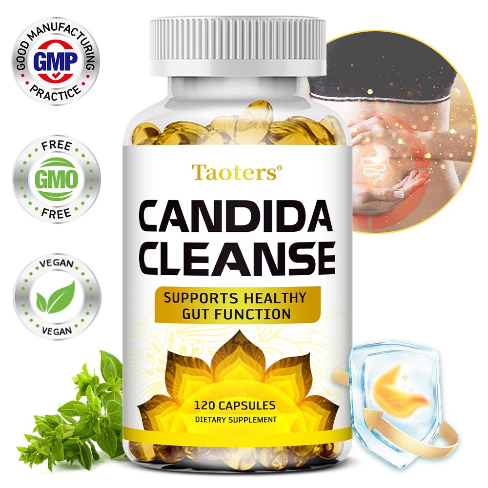 Candida Cleanse Support Gut Digestive Health Improve Gastrointestinal 120 Caps