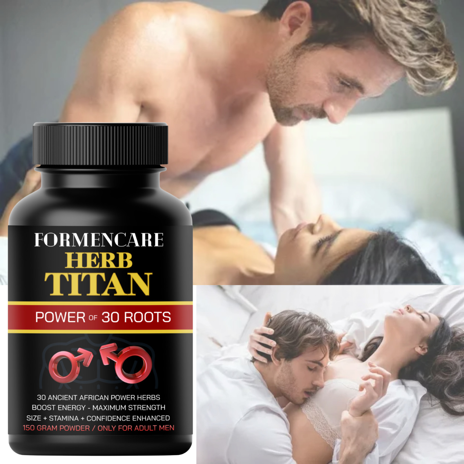 Erect-Man Extreme Potency Male Enhancement African Herbs 150 Grams