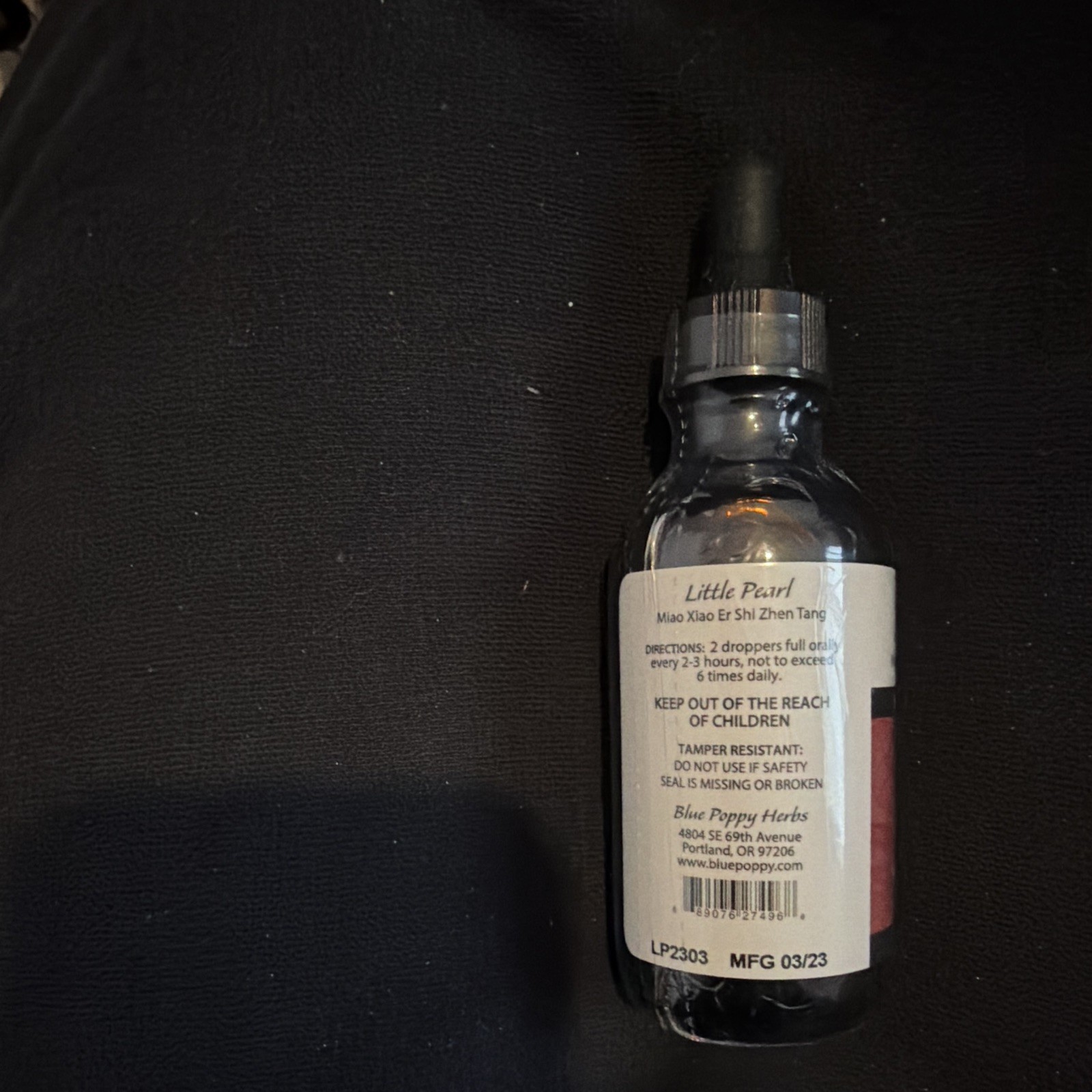 Blue Poppy Herbs Little Pearl Herbal Extract Liquid 2 fl oz LP2303