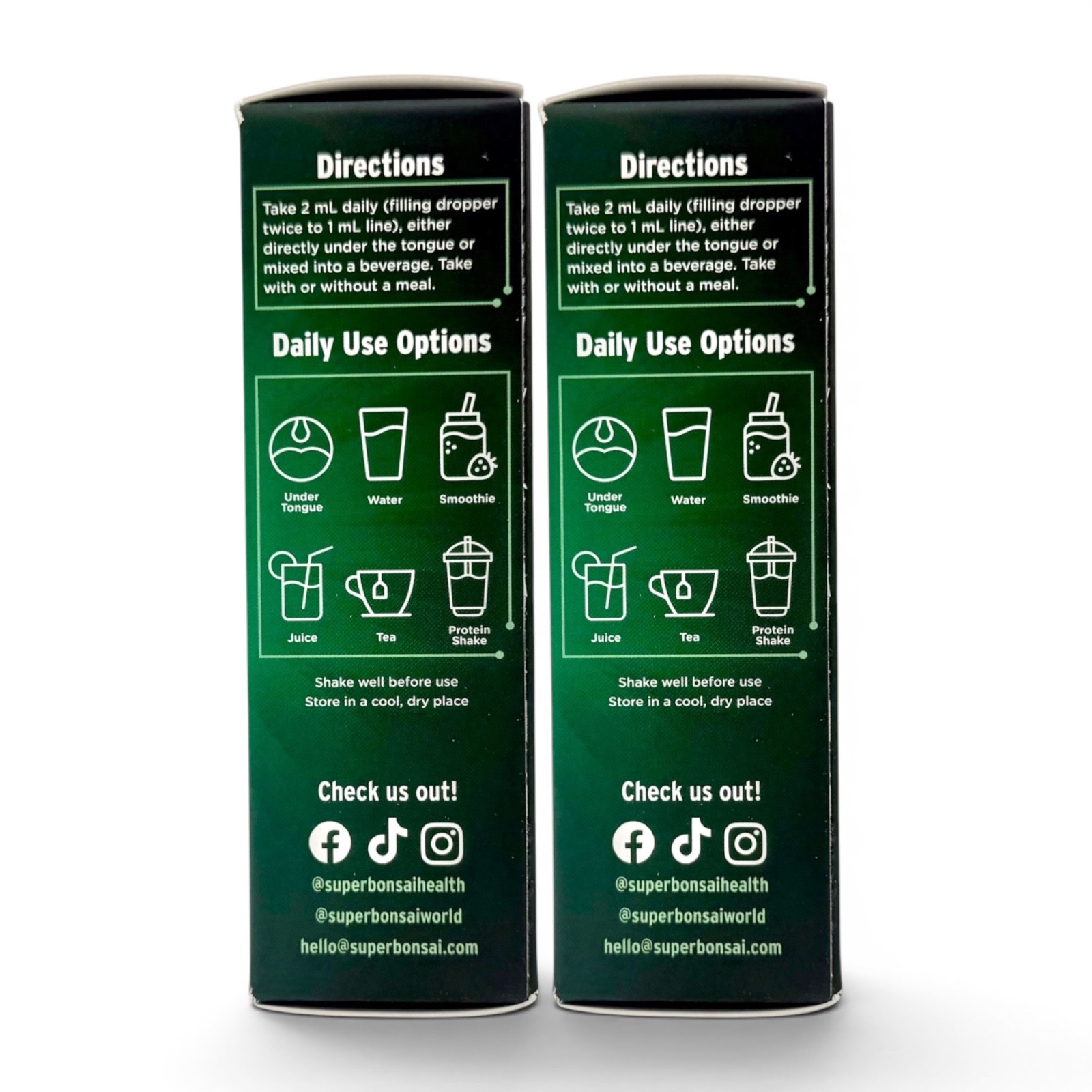 Super Lungs Liquid Drops 2oz Daily Lung Cleanse & Support Supplement Set Of 2