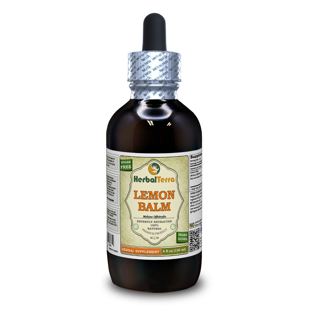 Lemon Balm (Melissa Officinalis) Tincture Dried Leaf Liquid Extract