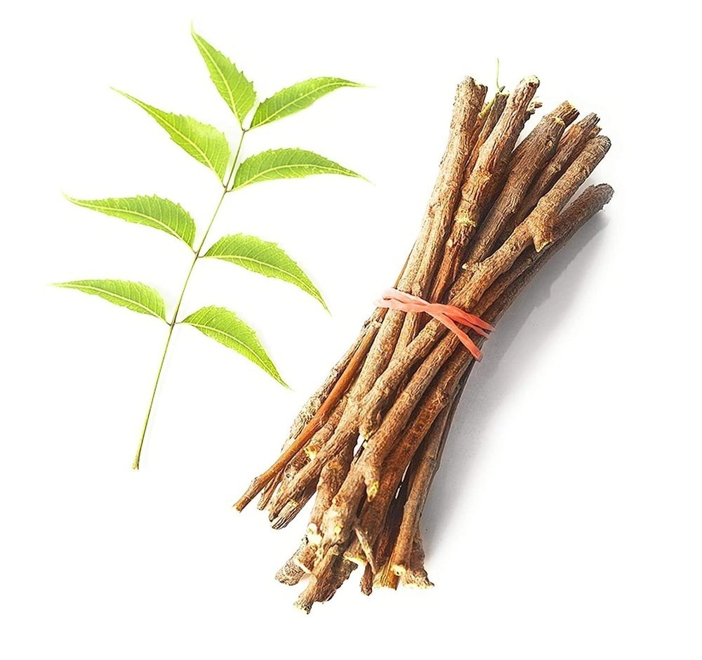 Organic Neem Sticks Toothbrush, Chemical Free Dental Care, For Teeth