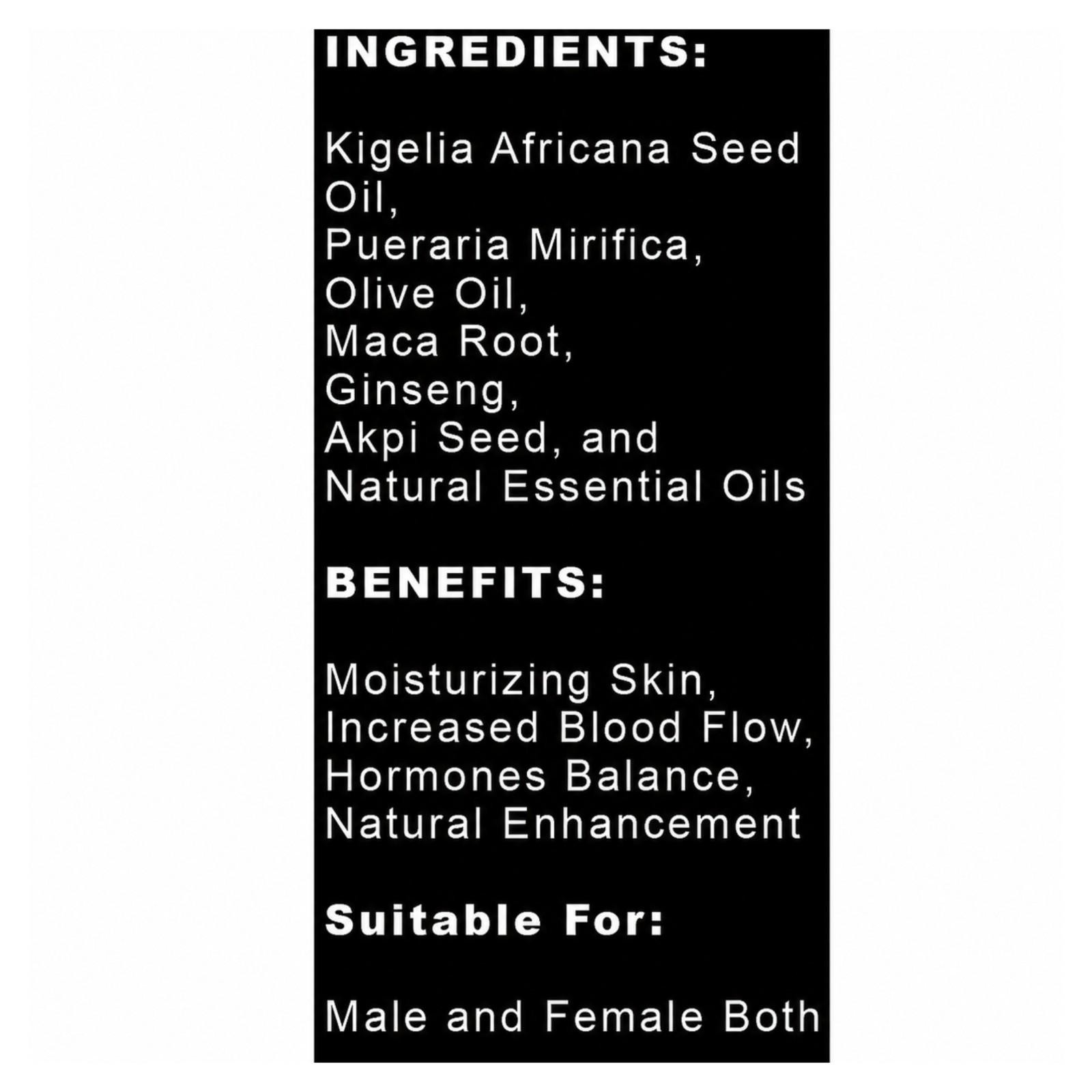 Kigelia Africana Male Enlargement – Female breast & Butt enhancer 100% Natural