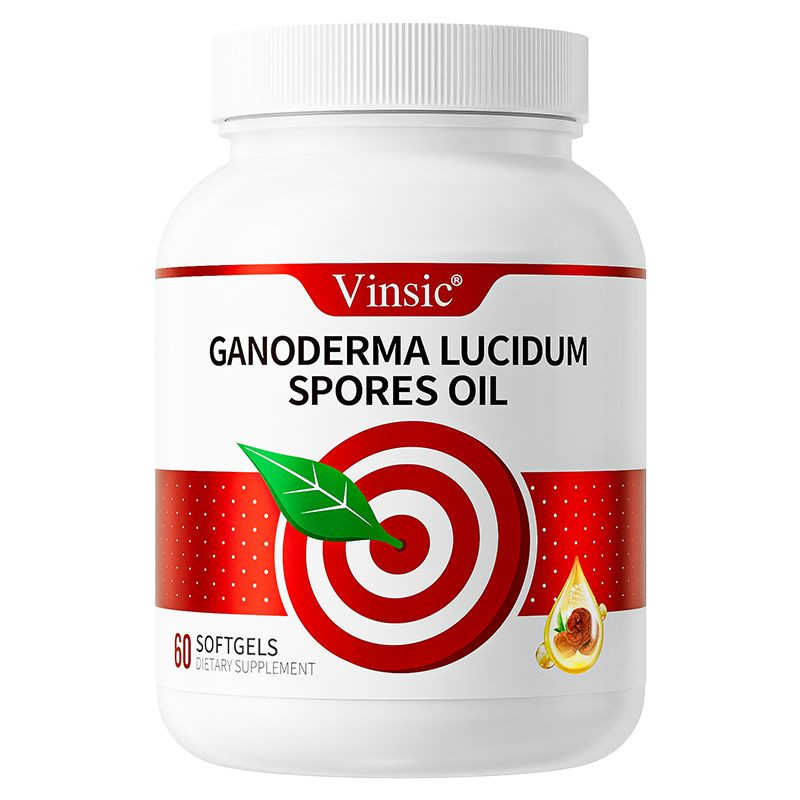 Vinsic Ganoderma Spore Oil 60Ct – Pure Reishi Immune Support*
