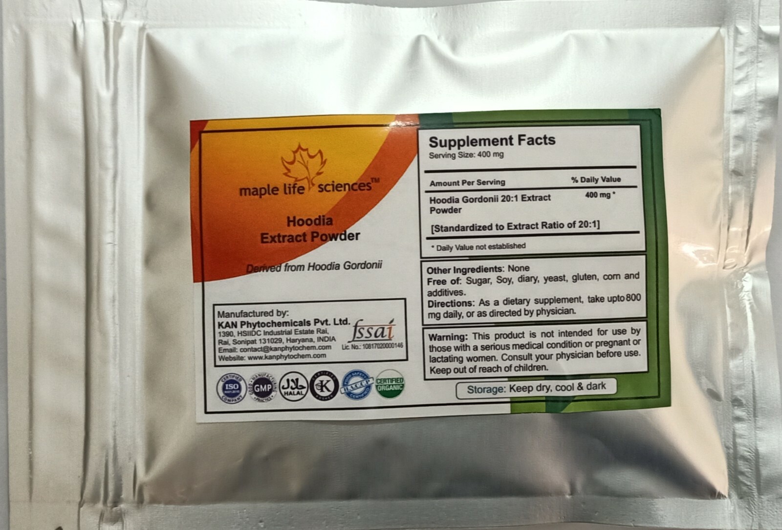 Hoodia Gordonii 20:1 Extract Powder Pure & High Quality