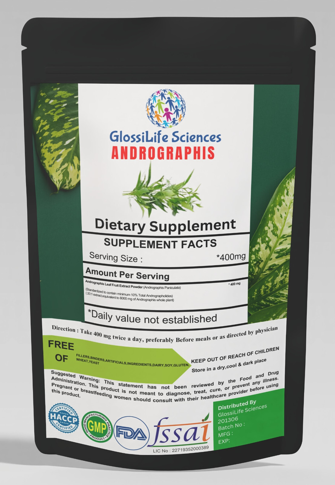 Andrographis Paniculata Extract 20:1 Powder High Quality