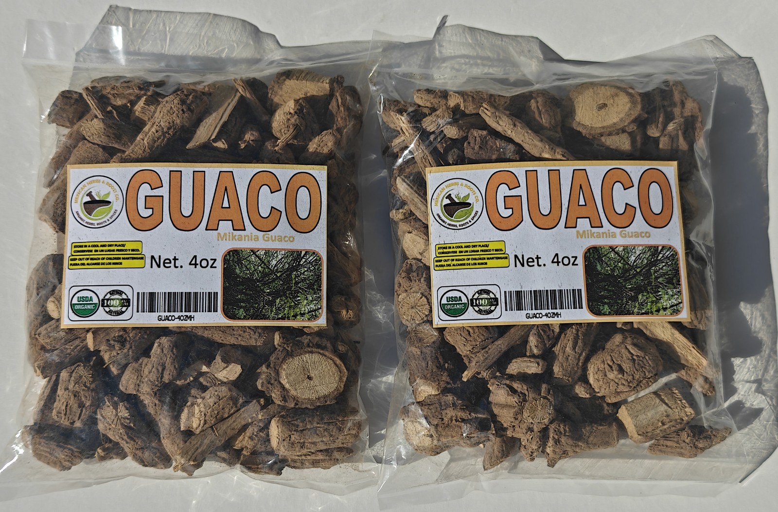 Guaco,Palo Guaco, Raiz de guaco, mikania guaco, Huaco, bejuco guaco 4oz/113g