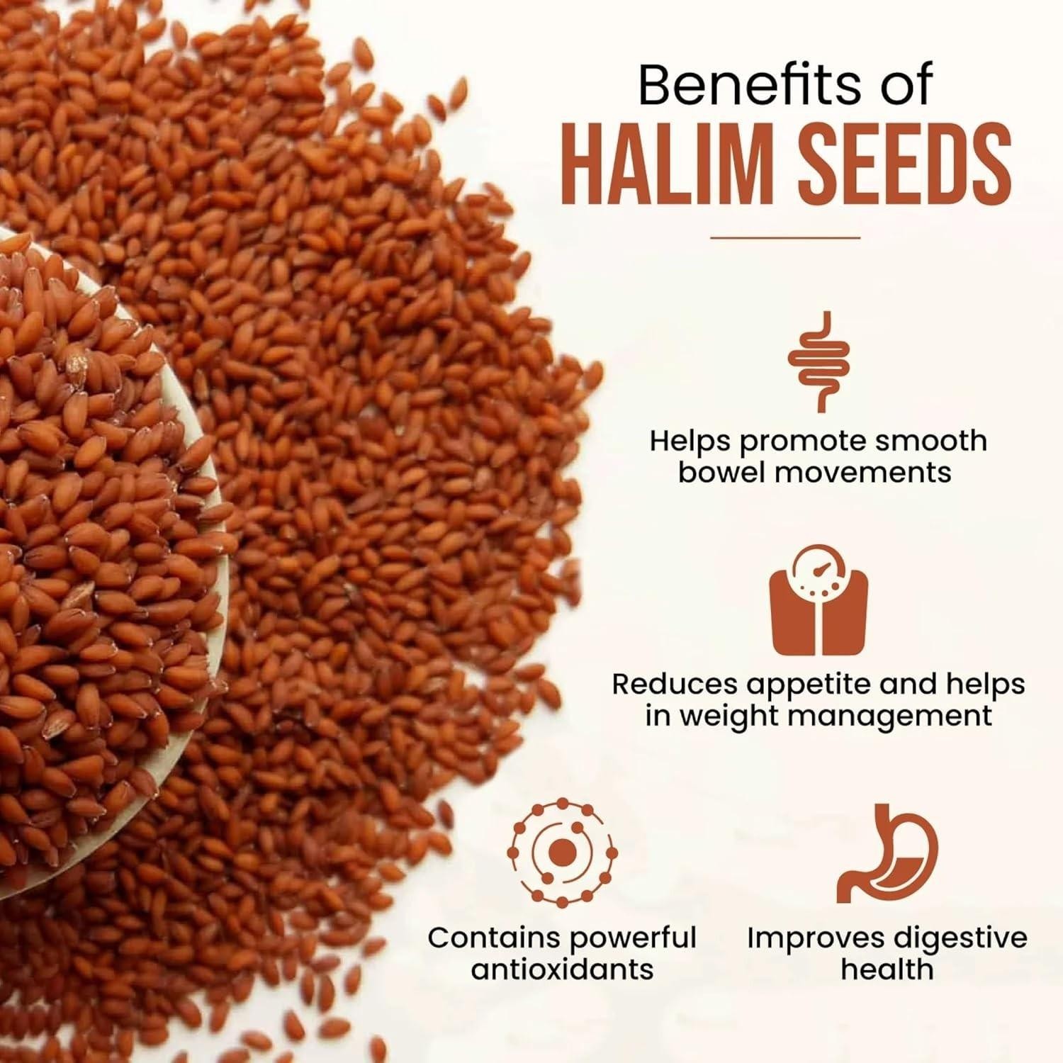 NeutraVed Halim Seeds: 350g Aliv Superfood for Hair Growth & Immunity Booster