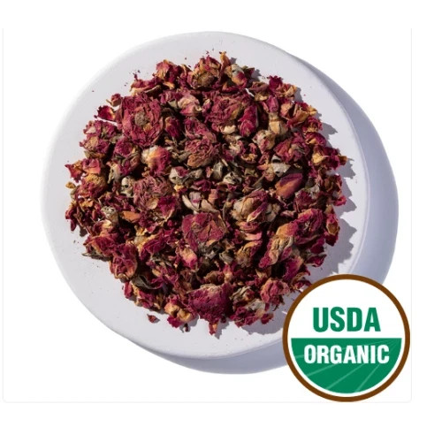 Starwest Organic Red Rose Buds & Petals Whole 4 oz. 08/2026