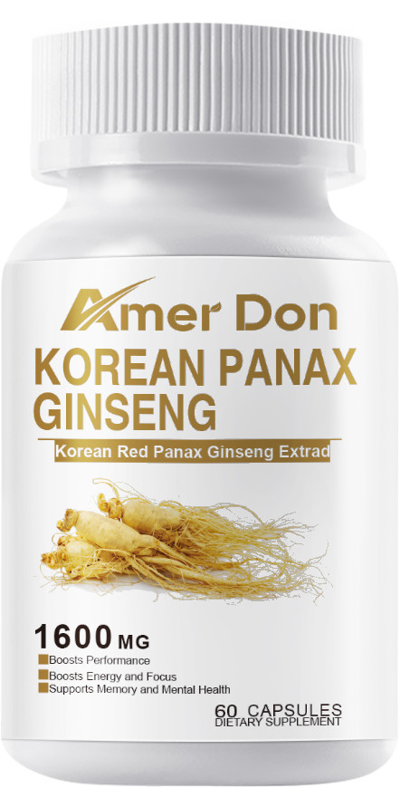 Korean Red Panax Ginseng Extrad 1600mg 60/120 Caps – High Strength Ginsenoside