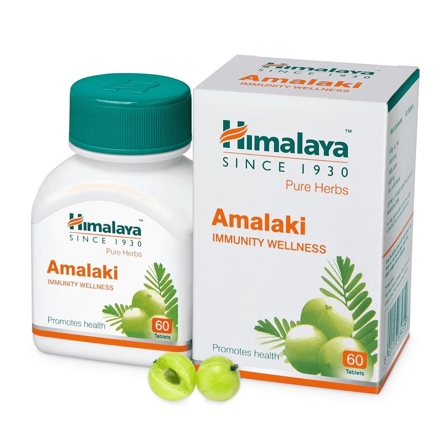 Himalaya AMALAKI 60 Tablets Per Bottle | Amla Tablets | Fresh Stock Long Expiry