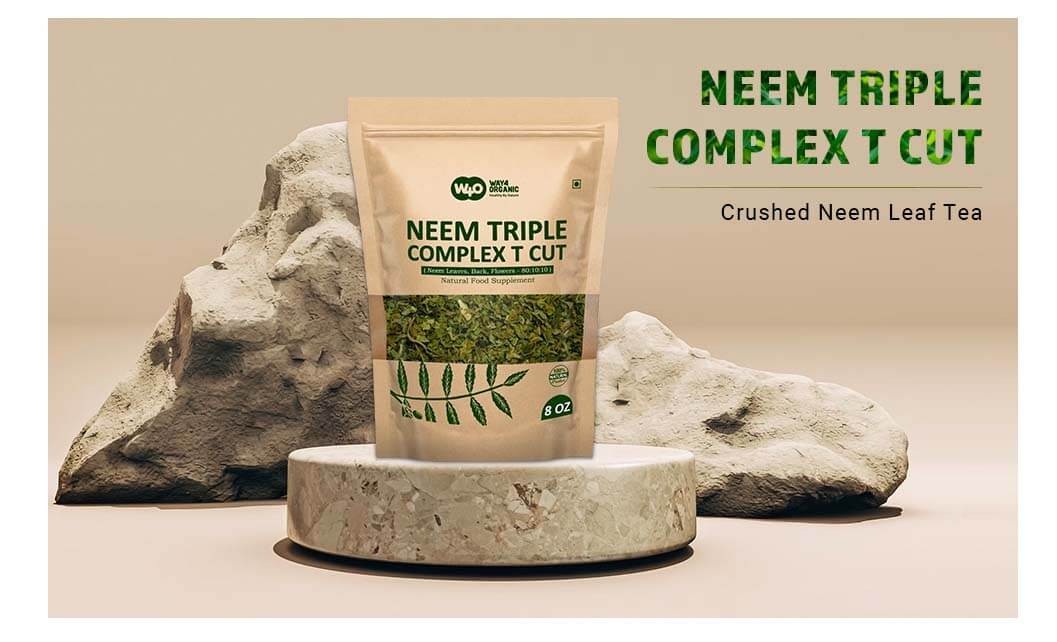Neem Triple Complex T Cut, Blend of Neem Leaves, Bark, Flower (80:10: 10) 2 pack