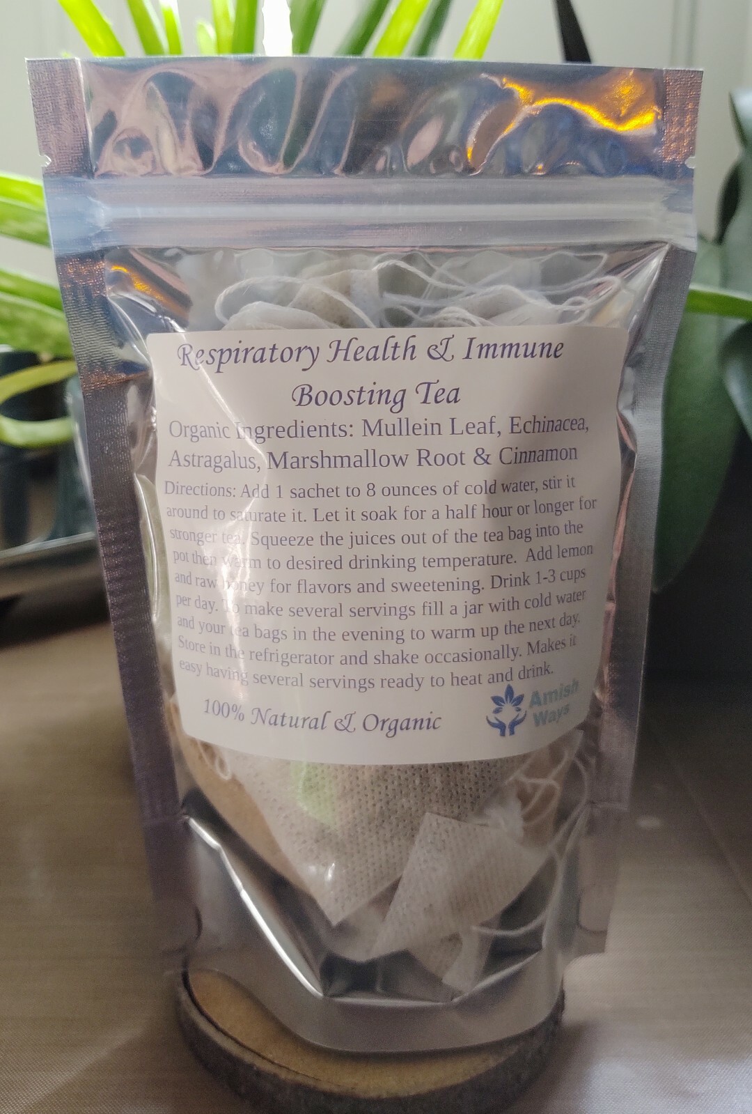 Respiratory Immune System Boosting Tea Lung Expectorant Mullein Plus Herbs