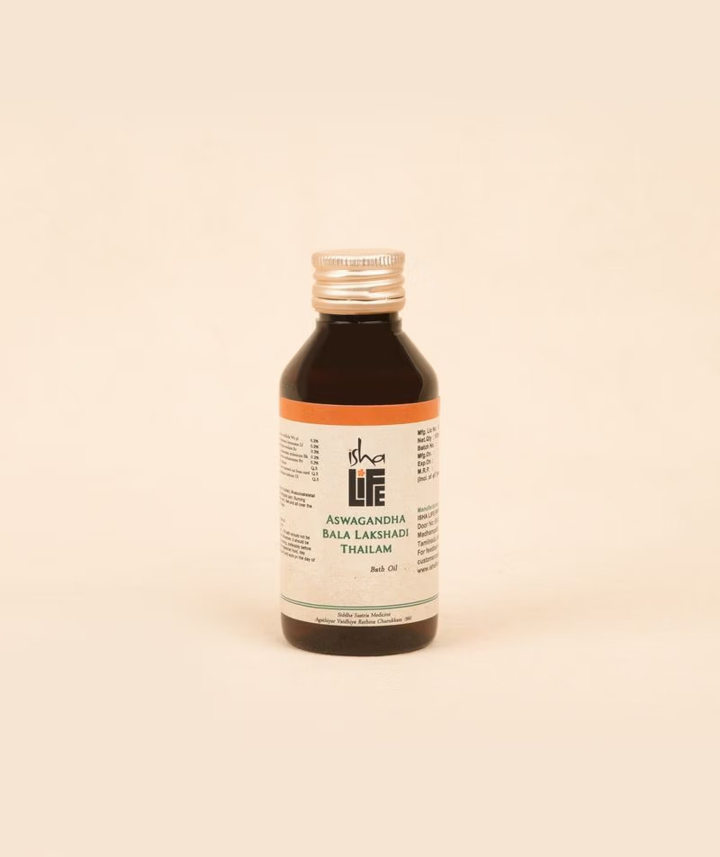 Isha Life Aswagandha Bala Lakshadi Thailam (Bath Oil) 100 ml