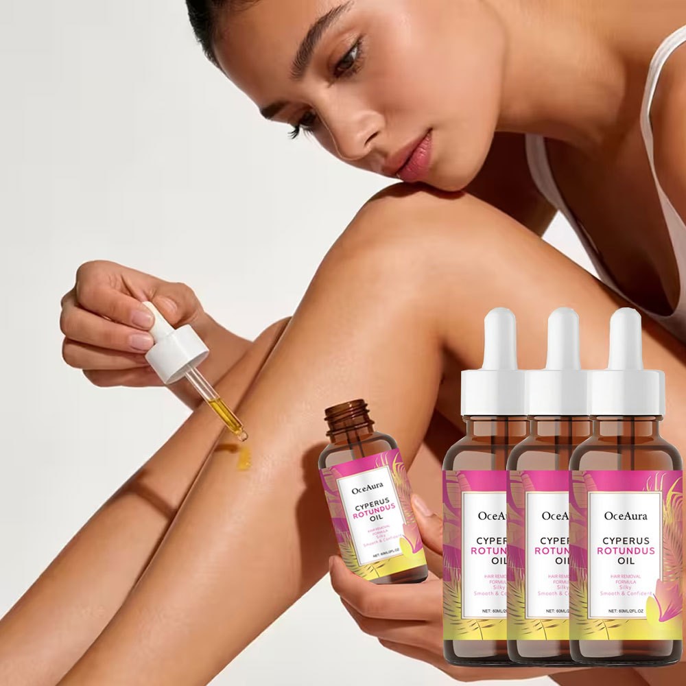 – Rotundus Oil Slows Unwanted Body Hair Growth Cyperus Post Waxing/Shaving Care