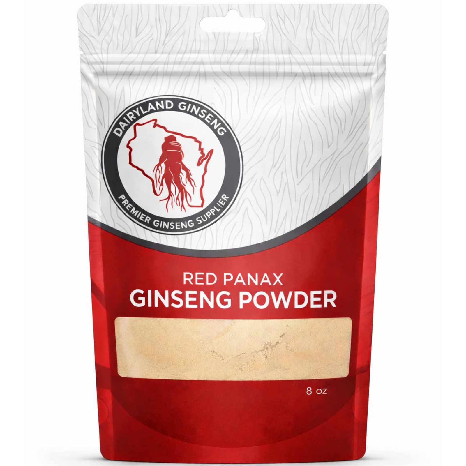 Red Panax Ginseng Powder – Boost Energy, Vitality & Mood (8 oz)