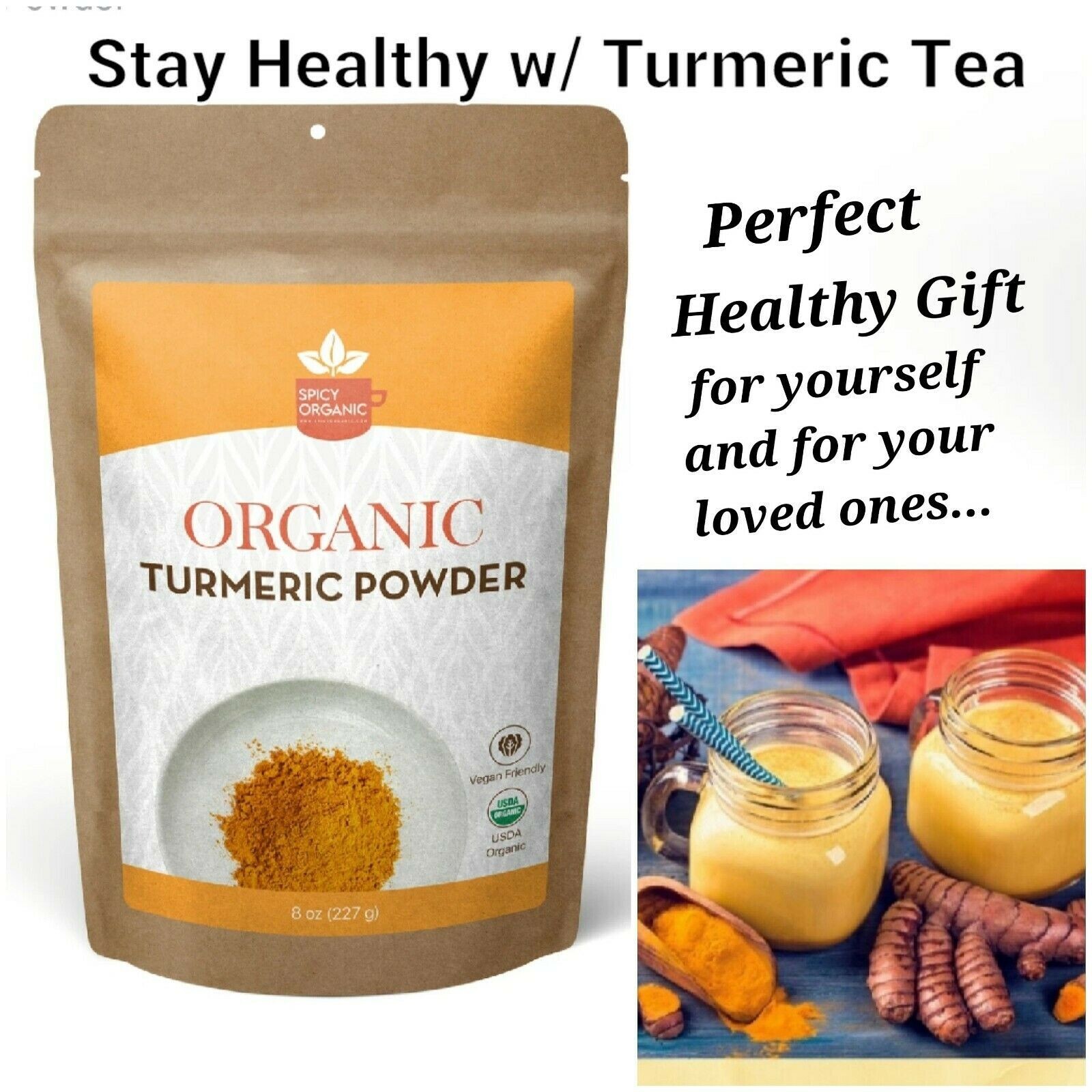 1lb TURMERIC 1lb GINGER with FREE Turmeric Powder, Organic, Plant, Juice, Spices
