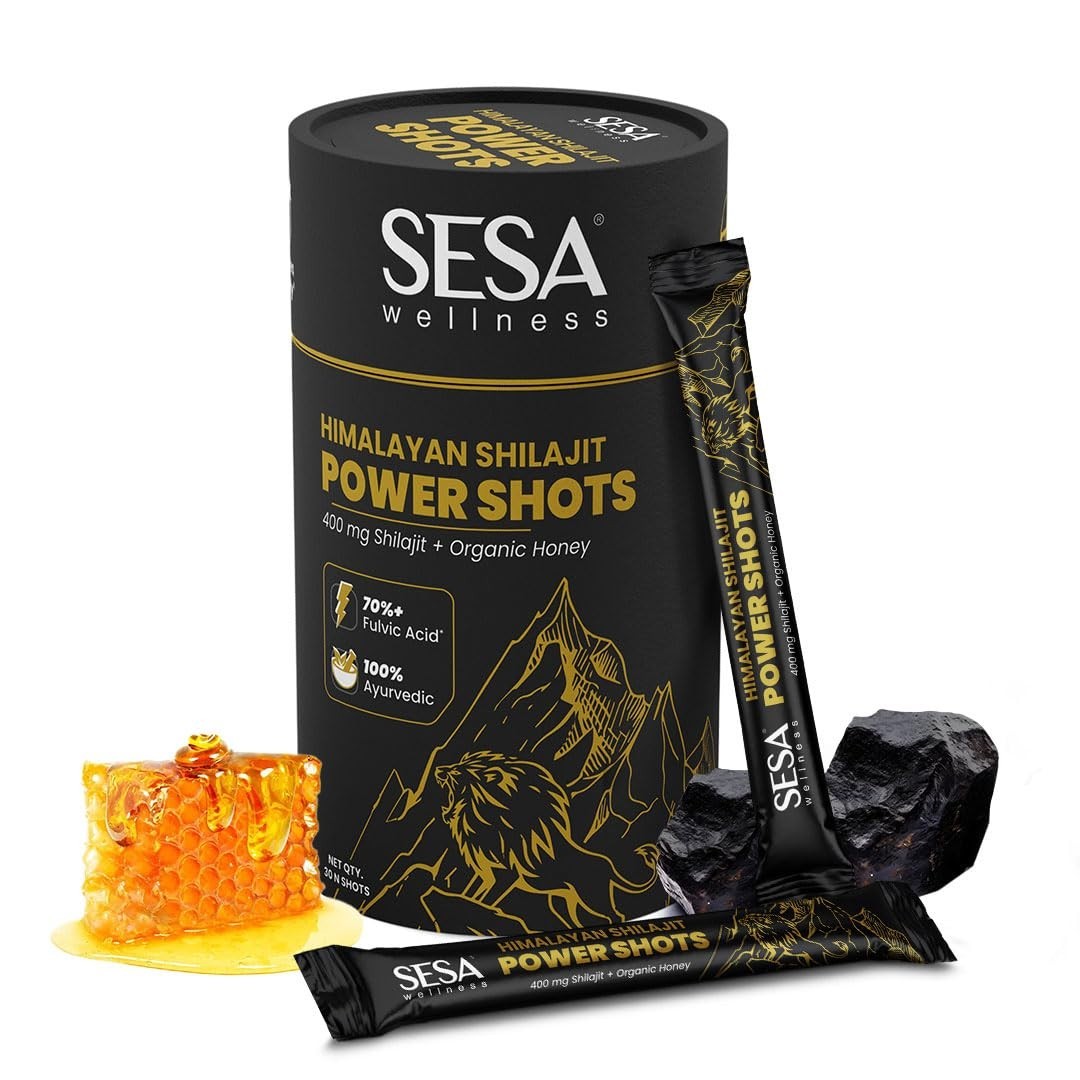 Sesa Pure Himalayan Shilajit Honey Blend 30 Ready to Drink Sticks