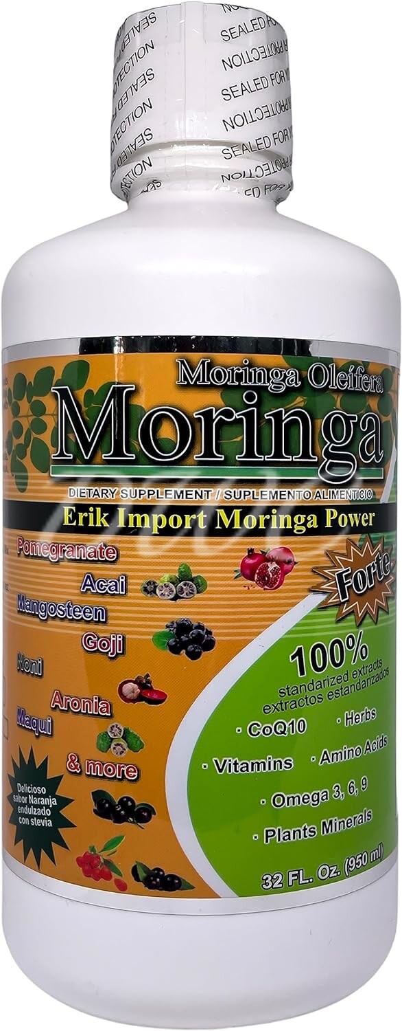 Productos El Colibri Moringa Power Liquid Dietary Supplement 32 fl. oz