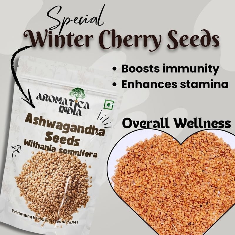 Organic Ashwagandha Seeds Withania Somnifera Indian Ginseng for Planting Farming