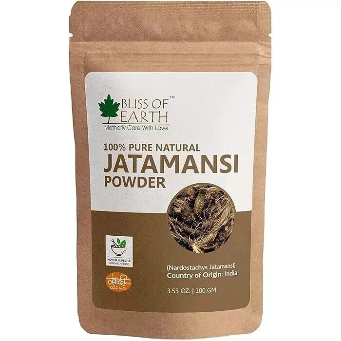 100% ORGANIC Jatamansi RAW Powder (Nardostachys jatamansi (Spikenard)
